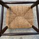 Fauteuil en bois et paille pour enfant