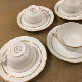 Limoges fine porcelain vintage coffee cups