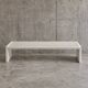 Weighty wooden bench / Width 185 cm / 1980s