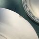 Lot of 6 flat plates Salins iron earth, 1930s