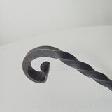 Vintage wrought iron coat rack