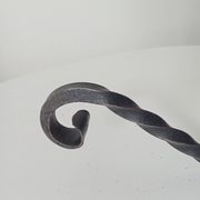 Vintage wrought iron coat rack