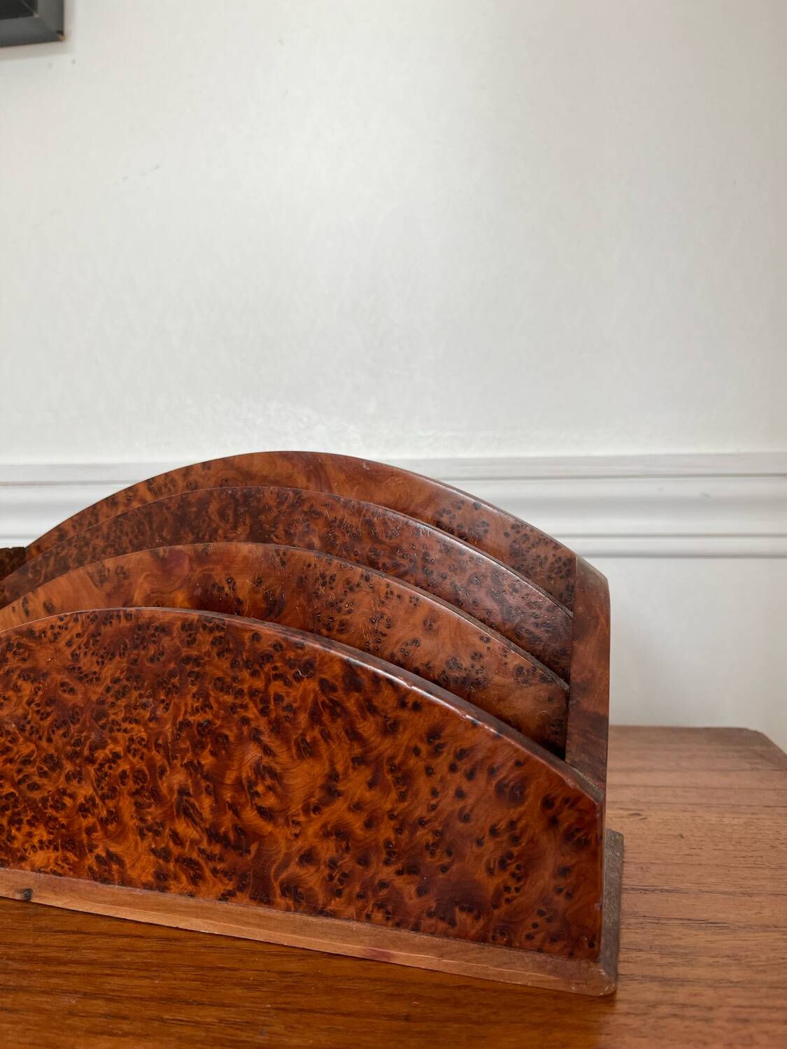 Thuja burl mail holder