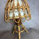 Lampes de Bureau Mid-Century en Rotin et Osier par Louis Sognot, France, 1960s,