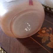 Magnifique paire de vases  en pâte de verre signés LEGRAS  modèle rubis