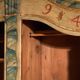 Antique baroque wardrobe painted in pine – Austro-Hungarian Empire, Year 1794