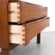Teak Lowboard with Drawers, 1960s