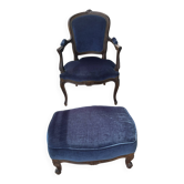 fauteuil avec repose pied