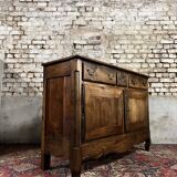 Buffet In Natural Wood Regional Work in Louis XV Style from the 19th Century