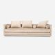 Sofa kopenhaga beige velour, scandinavian design