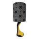 Lampe céramique vintage forme libre Jaune et Noir