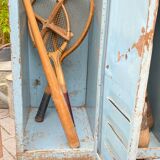 Vintage metal industrial wardrobe