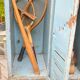 Vintage metal industrial wardrobe