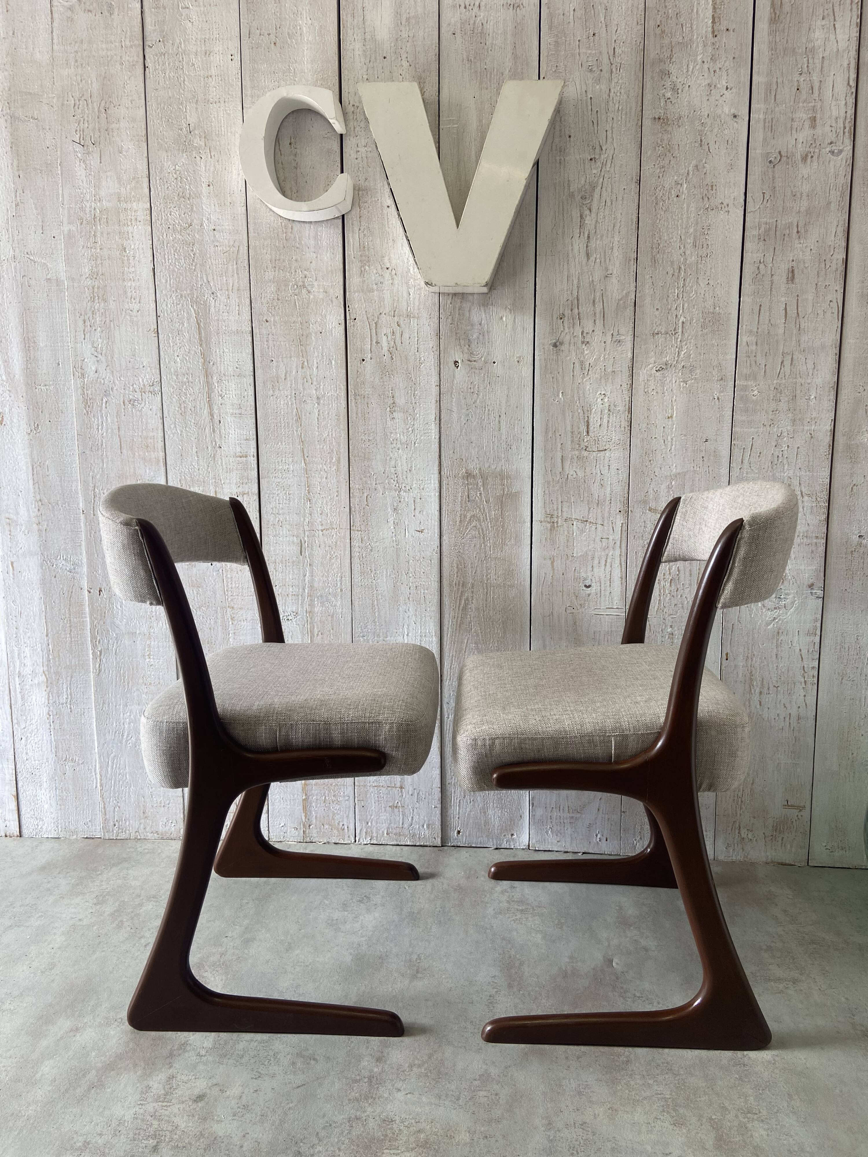 Pair of Baumann chairs