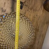 Superb wall light, glass ceiling light, vintage