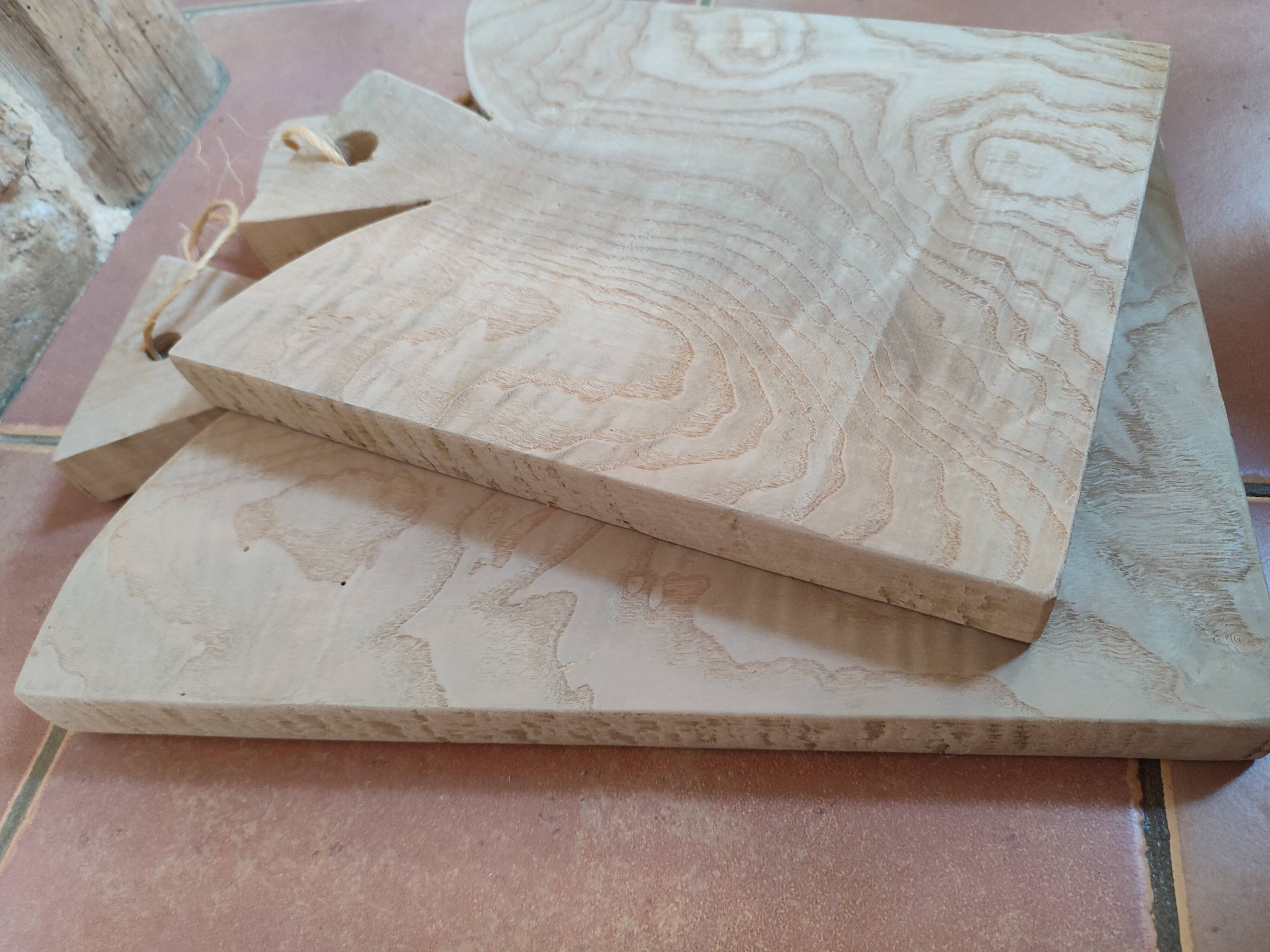 Moustache cutting board in batch