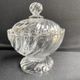 Art Deco - Crystal stamped Baccarat sugar pot