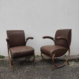 Le Triomphe bridge armchair by Charles Siclis