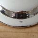 Vintage silver metal butter dish from the "Coquillor" brand