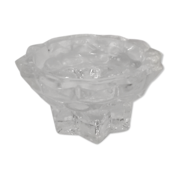 Bougeoir forme en “étoile” en verre cristal