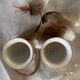 Set of 2 porcelain egg cups by Villeroy and Boch.