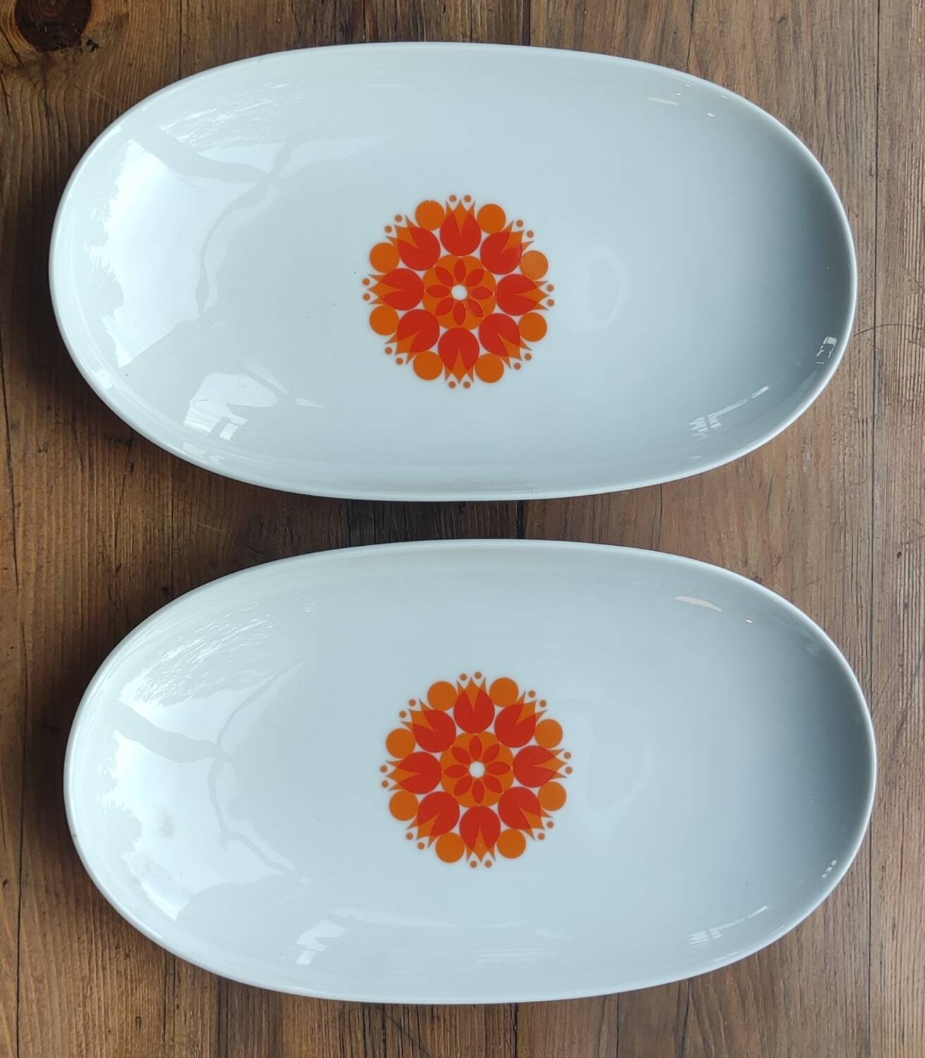 Old Tableware Service Seventies Orange Hans Théo Baumann For Thomas Germany