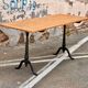 Table bistrot ancienne  pieds fonte