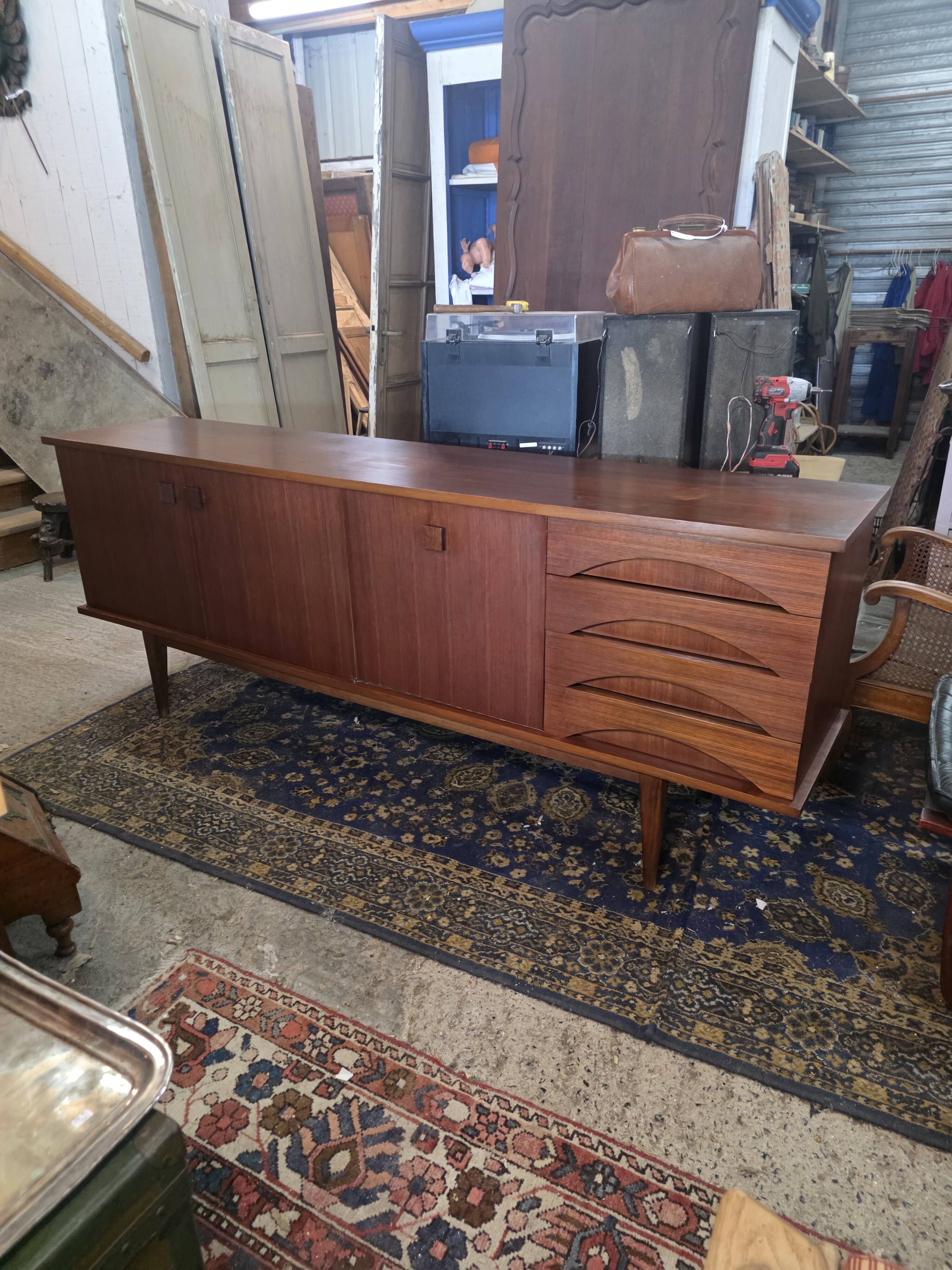 Scandinavian teak sideboard from the 1960s.