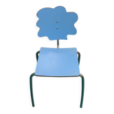 Véritables chaises enfant Agatha Ruiz de la Prada, modèle nuage bleu