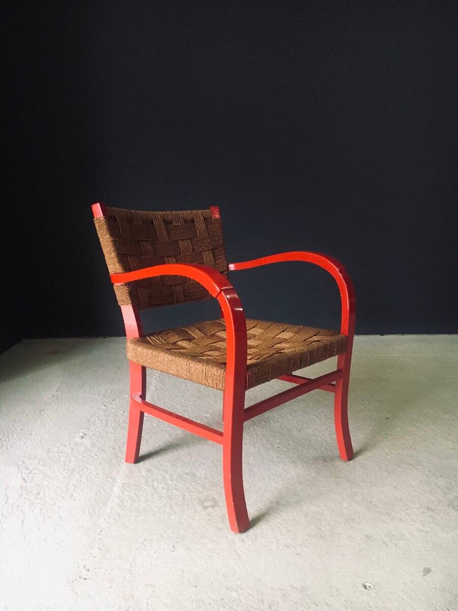 Mediterranean Armchairs, France, 1950s, Set of 2