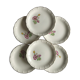 Series of 6 vintage flat plates