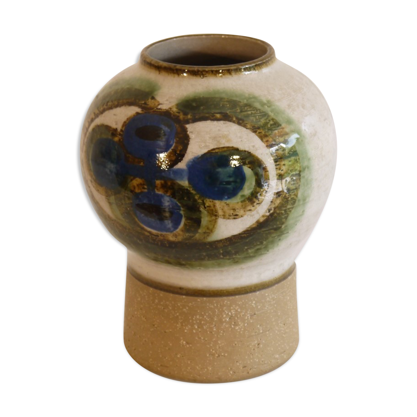 Danish ceramic vase by Noomi Backhausen for Soholm 1960