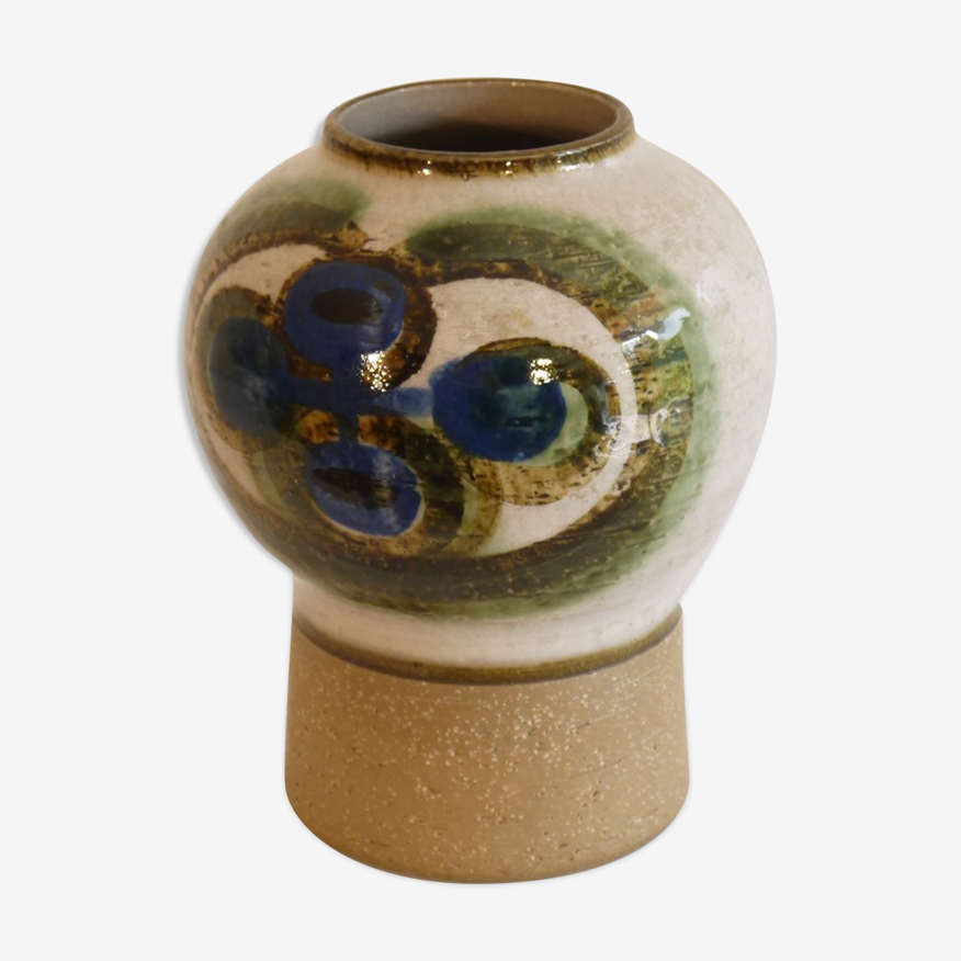 Vase danois en ceramique de Noomi Backhausen pour Soholm 1960 | Selency