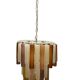 Large Multicolored Murano Glass Tube Chandelier, 1980s