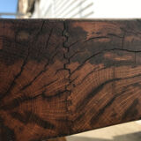 Solid oak farm table