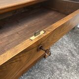 Commode Louis-Philippe en Ronce de Noyer – Fin XIXe