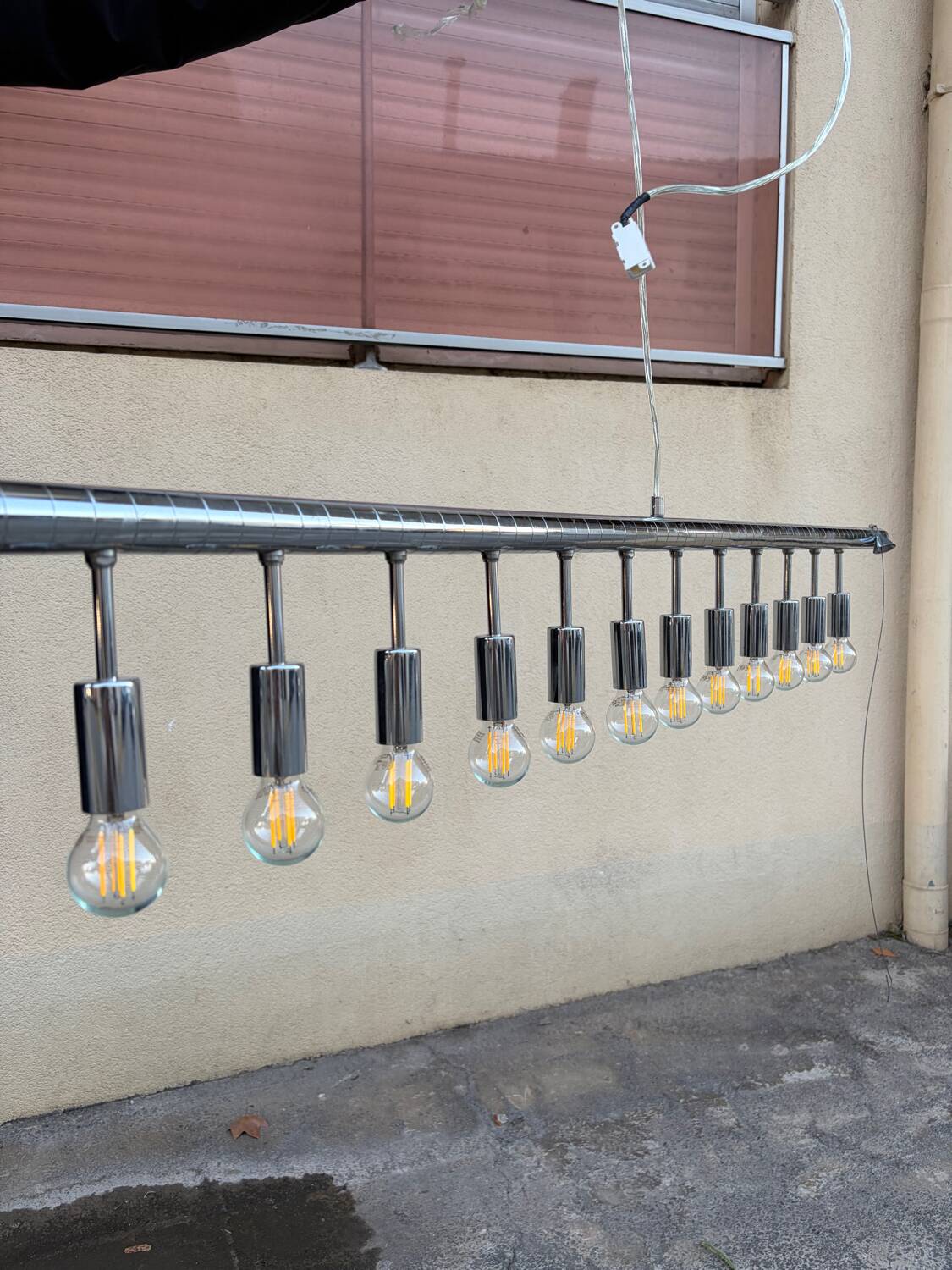 Suspension 12 feux en acier Kare design