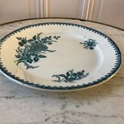 plat rond en Terre de Fer japonisant fin XIXème
