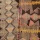 3x10 Pink & Brown Tribal Kilim Runner Rug, 88x313Cm