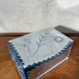 Glass jewelry box