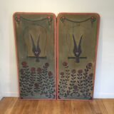 Screen painted by Albert Bergevin