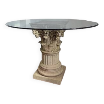 column dining table