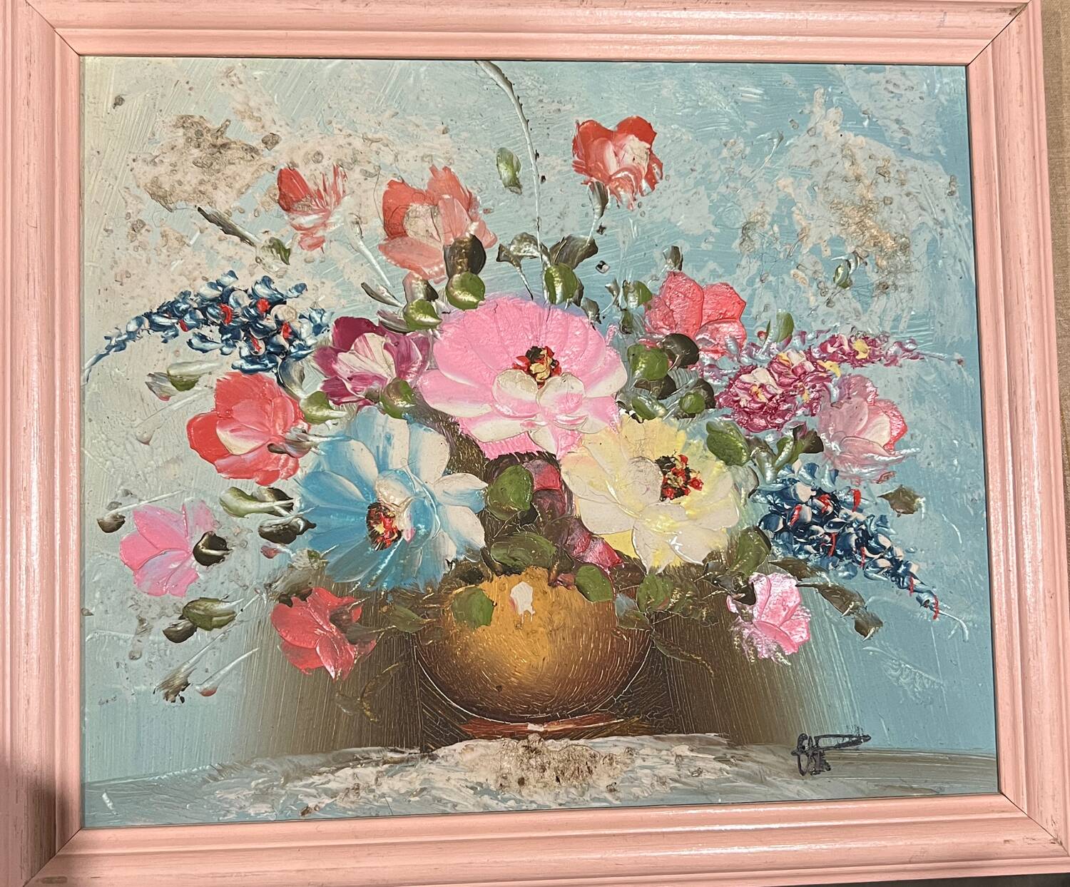 Oil painting “The bouquet of flowers”