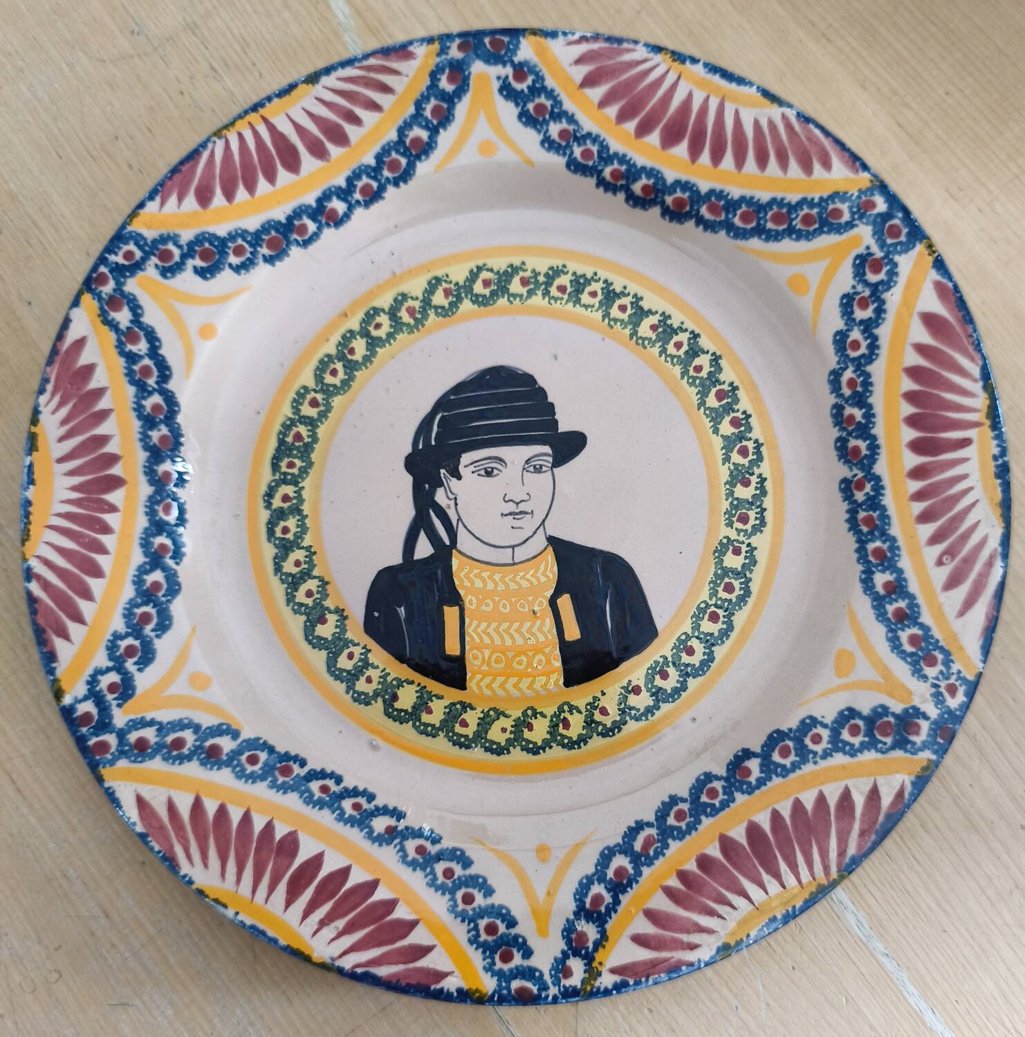 Henriot Quimper Breton Plate