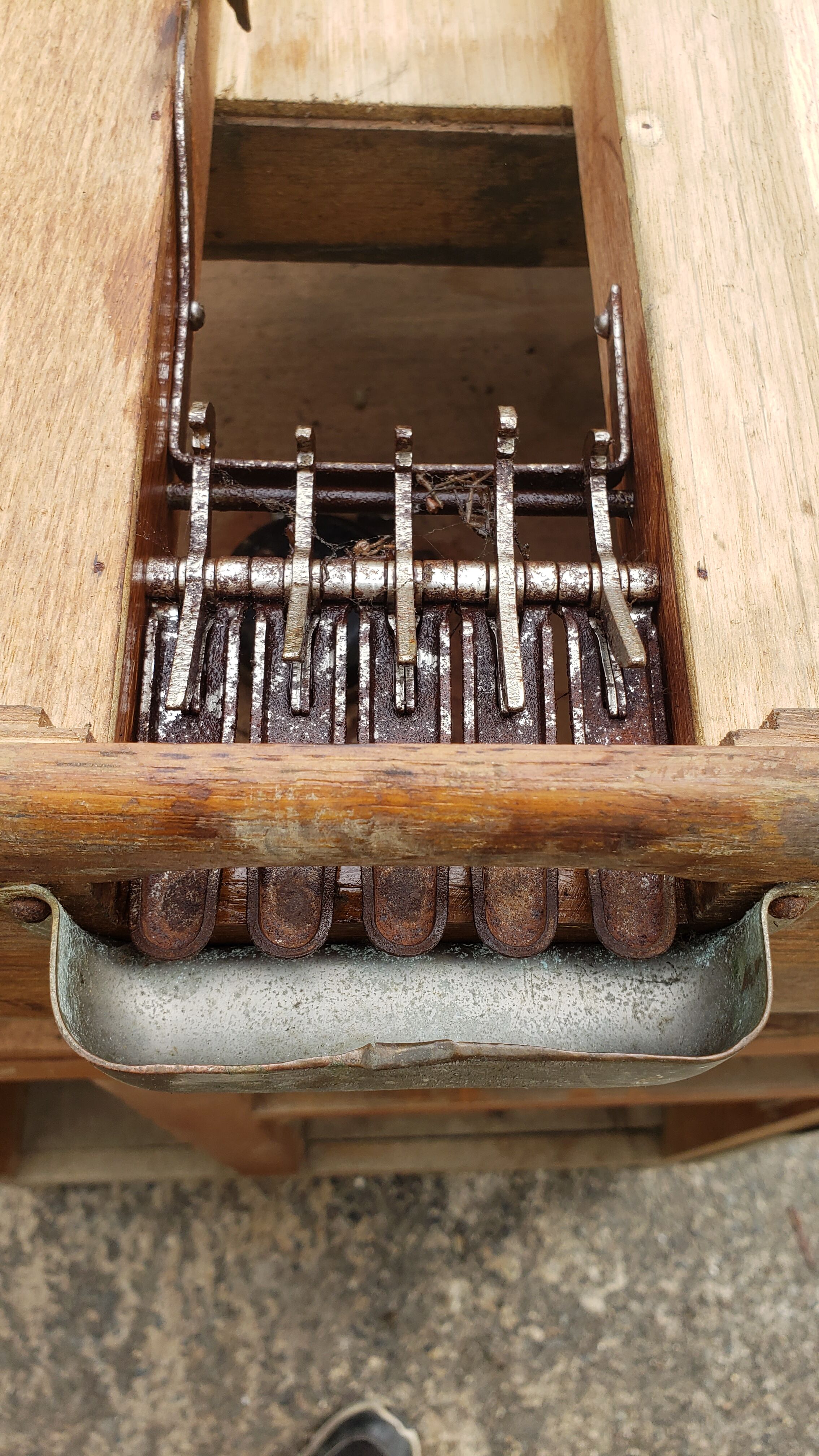 Former butcher's counter