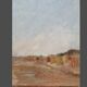 Maurice Bonin. Seaside 1951. Oil on panel 35 x 27cm