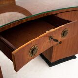 Art deco dressing table with mirror