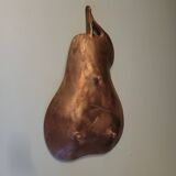 Brass-plated bronze pear-shaped pocket emptier – organic design – 1960s