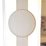 Leather Mirror, attributed to Uno & Östen Kristiansson, Luxus Vittsjö, circa 1970