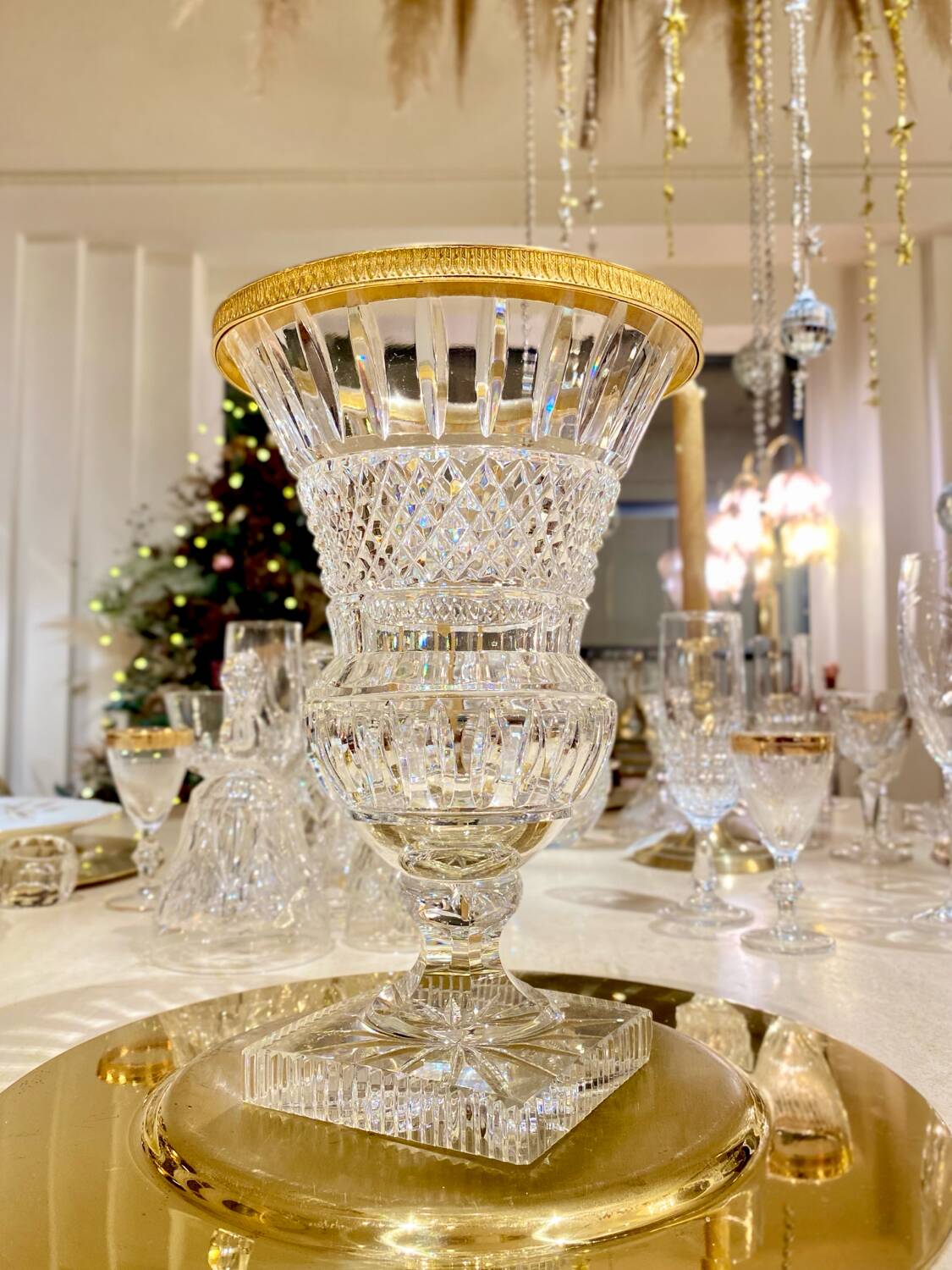 Medici bohemian crystal vase